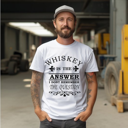 Whiskey citeert grappige drink gezegden t-shirt