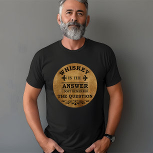 Whiskey citeert grappige drink gezegden t-shirt