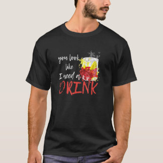 Whiskey Cocktail Party Ik Heb Eén Drank Nodig T-shirt