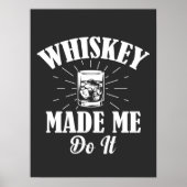 Whiskey deed het poster (Voorkant)