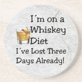 Whiskey Diet Zandsteen Onderzetter