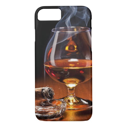 Whiskey en Cigar Case-Mate iPhone Case (Achterkant)