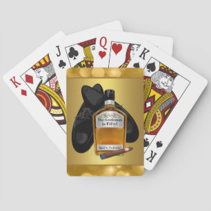 Whiskey- en Cigar Poker-kaart speelkaarten