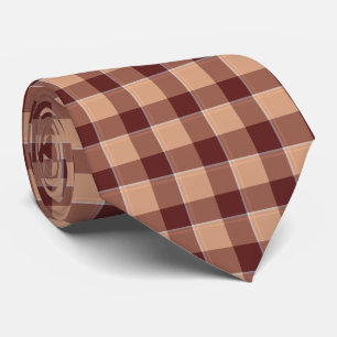 Whiskey en Livid Bruine Plaid Das