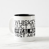 Whiskey et Ducky Tape Coffee Mug (Devant gauche)