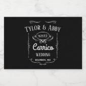 Whiskey Étiquette mariage Favoriser Étiquette (Étiquettes simples)