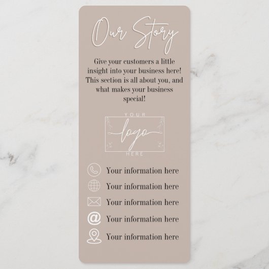 Whiskey | Fleurs Boho | Menu (Dos)