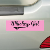 Whiskey Girl Bumpersticker (Op auto)