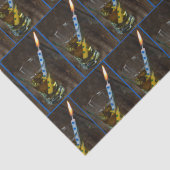 Whiskey Glass met Birthday Candle Tissuepapier (Detail)