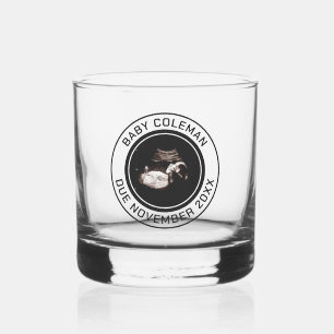 Whiskey Glass Zwangerschapsaankondiging Whisky Glas