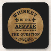 whiskey grappige citaten  bier onderzetter (Voorkant)