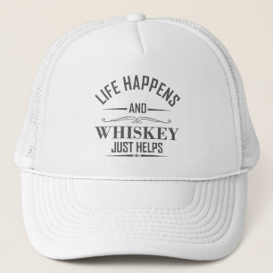 Whiskey helpt grappige drink alcoholische gezegden trucker pet