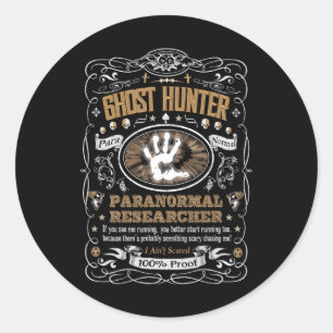 Whiskey Label Ghost Hunter