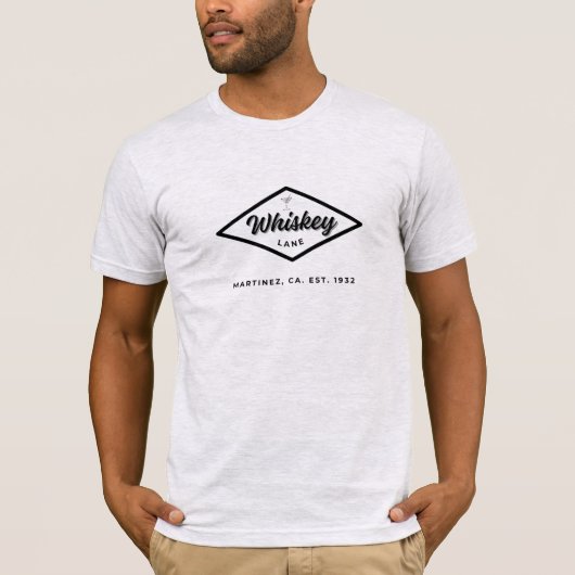Whiskey Lane Retro Logo T-shirt (Voorkant)