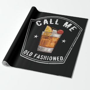 Whiskey noemt me Oude Fashioned Cadeaupapier