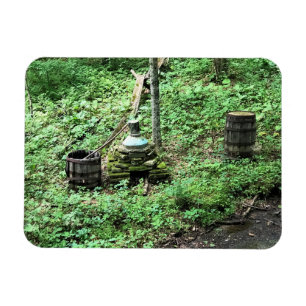 Whiskey, nog steeds in Mabry Mill, VA Magneet