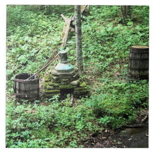 Whiskey, nog steeds in Mabry Mill, Virginia Tegeltje