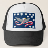 Whiskey Rebellion Flag T-Shirts Trucker Pet (Voorkant)