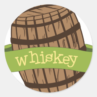 Whiskey Ronde Sticker