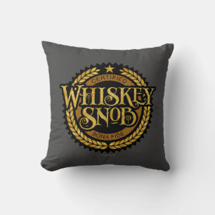 Whiskey Snob Kussen