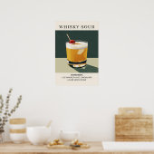 Whiskey Sour Poster (Keuken)