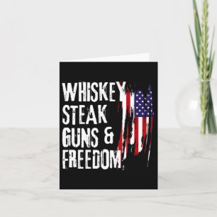 Whiskey Steak Pistolen En Vrijheid Cool Whiskey Vr Kaart