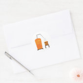Whiskey Still Ronde Sticker (Envelop)