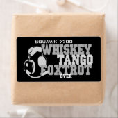 Whiskey Tango Foxtrot - Aviation Humor Etiket (Insitu)
