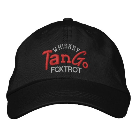 Whiskey Tango Foxtrot Casquette de broderie (Devant)