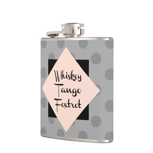 Whiskey Tango Foxtrot Funny Heupfles (Links)