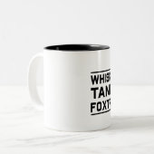 Whiskey Tango Foxtrot Tweekleurige Koffiemok (Voorkant links)