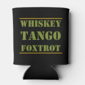 Whiskey Tango Foxtrot WTF Blikjeskoeler (Achterkant)