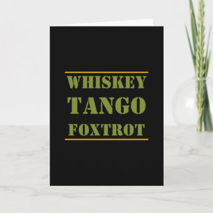 Whiskey Tango Foxtrot WTF Kaart