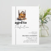 Whiskey Verjaardagsfeestje Gerijpt Tot Perfectie Kaart (Staand voorkant)