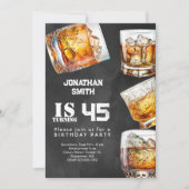 Whiskey viering verjaardagsfeest kaart (Voorkant)
