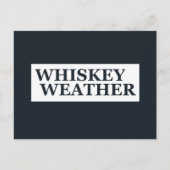 Whiskey weer grappig drink citaten feestdagenkaart (Voorkant)