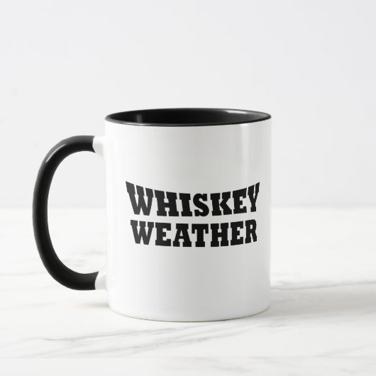 Whiskey weer grappig drink gezegden mok (Links)
