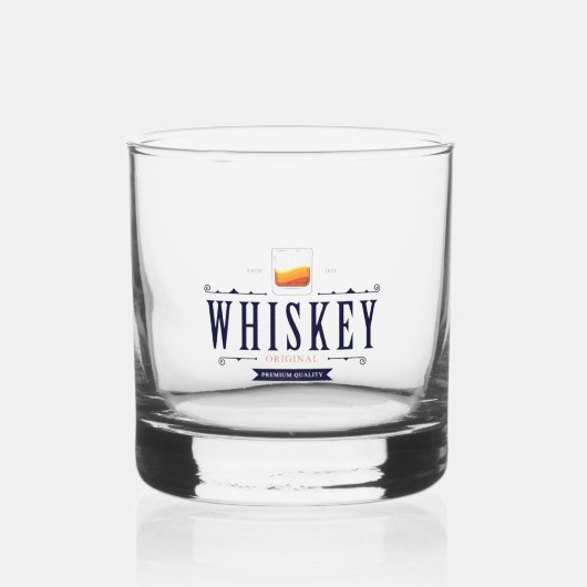 Whiskey Whisky Glas (Voorkant)