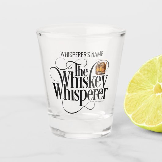 Whiskey Whisperer Shot Glass Shot Glas (Voorkant)