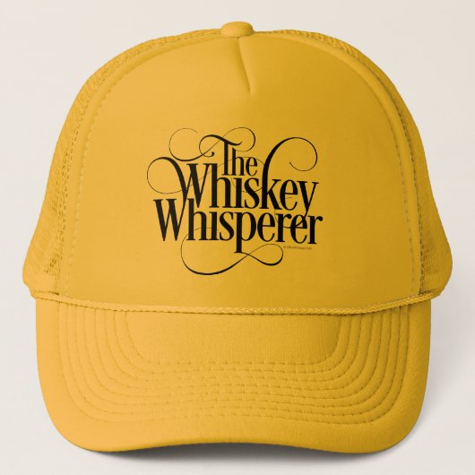 Whiskey Whisperer Trucker Hat Pet (Voorkant)