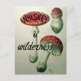 Whiskey & Wilderness Toadstool Briefkaart