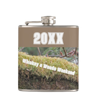 Whiskey & Woods Kampuit Weekend Alleen Mannen Heupfles
