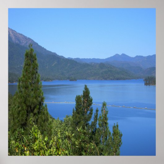 Whiskeytown Lake in Summer..... Poster (Voorkant)