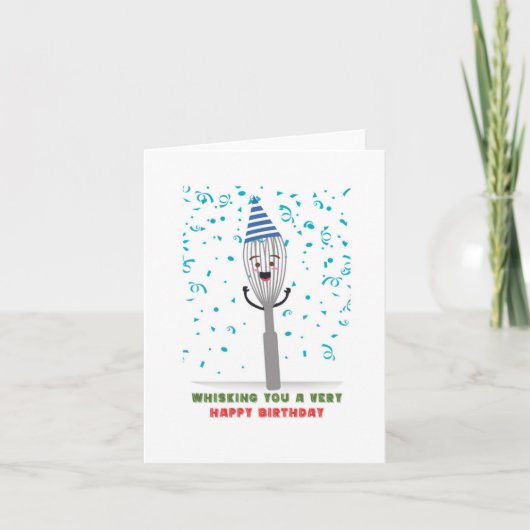 Whisking You Puns Carte Anniversaire (Devant)