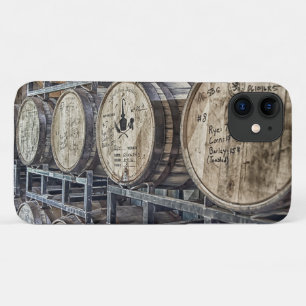 Whisky Barrels in Warehouse iPhone 11 Hoesje