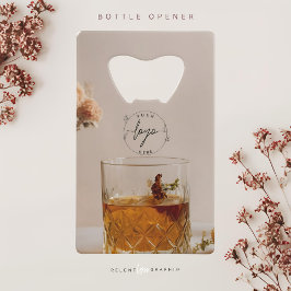 whisky | Boho Flowers | esthetisch Kredietkaart Flessenopener