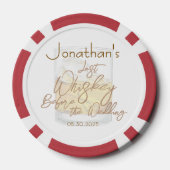 Whisky Bruiloft Bachelorfeest Poker Chips (Achterkant)