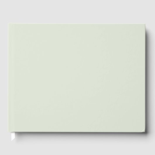 Whisky Green Solid Color Gastenboek (Voorkant)