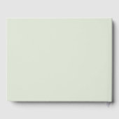 Whisky Green Solid Color Gastenboek (Achterkant)