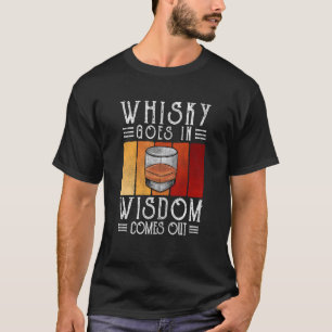 Whisky komt uit in Wisdom T-shirt